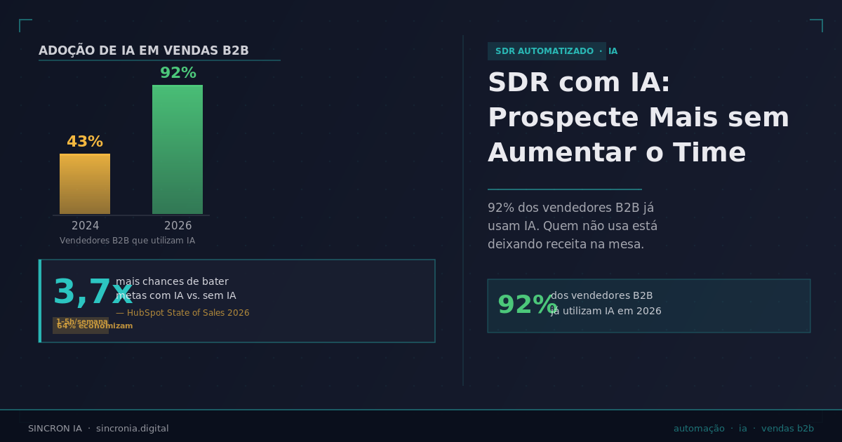 SDR com IA: Prospecte Mais sem Aumentar o Time de Vendas